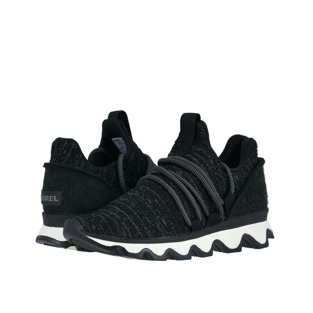 Sorel Black Kinetic Knit Sneakers